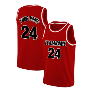 Camiseta de baloncesto Retro de alta calidad, uniforme de diseño personalizado de secado rápido con logotipo bordado, conjunto transpirable de talla grande - Product Image 3