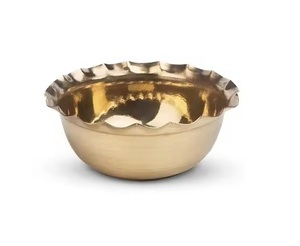 Bol de service décoratif Unique Gold Home Decor Table de table Centre de table Design moderne Aluminium Fruits secs Dessert Chocolat - Product Image 1