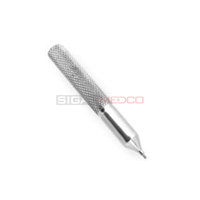Anclaje Microdermal de Rosca Externa de Alta Calidad 2.7'' para Piercing, Acero Inoxidable Alemán, Plateado, Unisex, Clásico