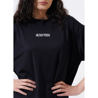 T-shirt de couleur noire pour femme-Chemise élégante, confortable et écologique avec votre propre logo