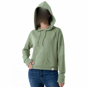 เสื้อมีฮู้ดโอเวอร์ไซส์สำหรับผู้หญิง, เสื้อมีฮู้ดแขนยาวแบบสวมหัวมีฮู้ดแบบหนาสำหรับฤดูหนาว - Product Image 4