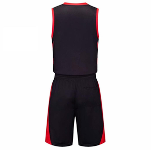 Vestes de basket-ball réversibles unisexes en gros, taille plus, style veste, portables des deux côtés, shorts de sport en mesh, ensemble de débardeur d'entraînement - Product Image 3