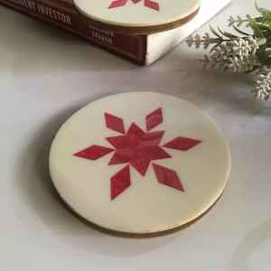 New Designer <b>Round</b> Shape Resin Coasters Handmade Eco-Friendly Reusable <b>Table</b> Top Coaster <b>Mats</b> & Pads Export Quality Coaster - Product Image 3