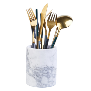 Porte-cuillère en marbre Restaurant Hôtel Porte-poignée en marbre Porte-couverts Fabrication personnalisée Meilleur prix - Product Image 6