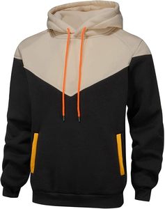 เสื้อสวมหัวสำหรับฤดูหนาวของผู้ชายผ้าฝ้าย Hoodies-100 % เป็นมิตรกับสิ่งแวดล้อม & กันลมปรับขนาดและสีได้ - Product Image 2