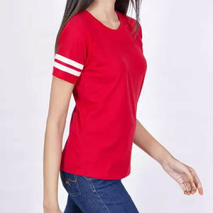 Camisetas de algodón informales para mujer, estilos 2025, colores personalizados, patrón de estampado sólido cómodo y transpirable para verano, tallas XL en oferta - Product Image 4