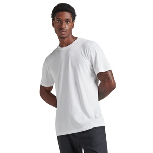 Fournisseur direct d'usine - T-shirt d'été décontracté pour homme en Spandex/Nylon, respirant, séchage rapide, écologique, couleur unie, haute qualité - Product Image 1