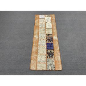 1.6x4.4 ft Turkish Rug, Rug, <b>Brown</b> Persian Rug <b>Wool</b> - Product Image 1