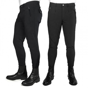 Leggings équestres nouvelle mode femmes léger taille haute collants pantalon Double boucle impression équitation vêtements équestres - Product Image 1