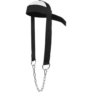 Arnés de cuello de alta resistencia con anillos en D y cadena para ejercicios de resistencia ponderada Arnés de cabeza acolchado Premium para entrenamiento de cuello - Product Image 1