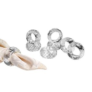 Metal cristal diamante servilletero anillo hebillas nueva decoración de vacaciones boda Navidad cena Mesa primavera fiesta impresionar a sus invitados - Product Image 5