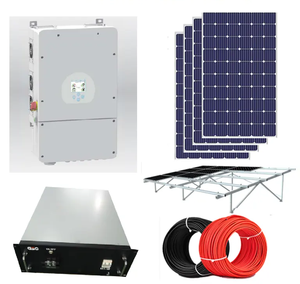 Kit Completo de Paneles Solares Híbridos Monocristalinos de Silicio de 50kW para el Hogar, con Almacenamiento de Plomo-Ácido - Product Image 3