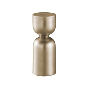 Tabouret d'appoint de luxe en aluminium Design unique Tabouret d'appoint rond en aluminium fait à la main Console incrustée d'os pour le salon et la chambre à coucher - Product Image 1