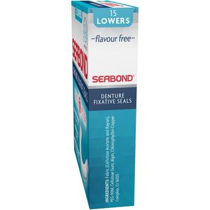 Fijador de Dentaduras Postizas Original Seabond, Sellador, 15 Pares Inferiores, Paquete de 6, Producto para el Cuidado de Dentaduras Postizas - Product Image 3