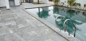 Haute classe vert mousse aiguisé calcaire carreaux de pierre naturelle sol Unique bon prix chaussée 100% Vietnam pas cher moderne - Product Image 2