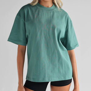 Qualité supérieure 100% coton coupe régulière T-Shirt personnalisé respirant femmes été T-Shirt femmes surdimensionné T-Shirt pour décontracté - Product Image 6