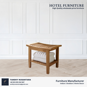 Modern Design Solid Wood Bathroom <b>Chairs</b> High Quality Design Furniture for Hotel Villa or Home - Product Image 4