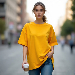 Camisetas de gran tamaño para mujer, camisetas informales de manga corta con cuello redondo y hombros caídos, camisetas deportivas para mujer, camisetas deportivas para correr y Fitness para mujer - Product Image 6