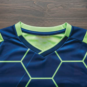 Conjunto de Uniforme de Fútbol Profesional para Hombre, para Entrenamientos de Verano, Pantalones Cortos, 100% Poliéster, Transpirable, Antibacterial, de Secado Rápido - Product Image 6