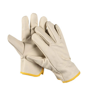 Gants de conducteur en cuir véritable de haute qualité, en matériau durable - Product Image 1