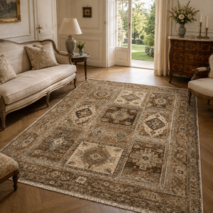 <b>Rug</b> Weavers RWPR0001 anakkale Mink <b>Tribal</b> Washable <b>Rug</b> Dropshipping Wholesale Washable Chenille 10 Sizes - Product Image 4