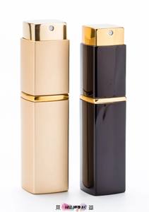 Mini Travel <b>Perfume</b> <b>Atomizer</b> Bottle Aluminum 8ml 10ml Square Design Refillable Pump Sprayer Engraving Customizable Fragrance - Product Image 6