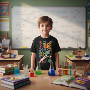 เสื้อยืดโปรโมชั่นนักวิทยาศาสตร์แห่งอนาคต เน้นเทคโนโลยี STEM และวิทยาศาสตร์วิศวกรรมศาสตร์ - Product Image 3