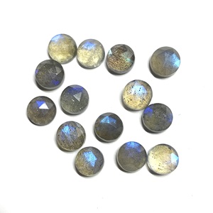 Haute qualité 4mm forme de Labradorite naturelle Rose Cut Cabochon pierre précieuse en vrac IGI certifié pierre semi-précieuse prix de gros - Product Image 6