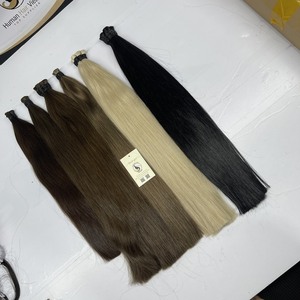 Últimas llegadas Dropshipping Natural recto virgen cutícula alineada extensiones de cabello humano Color claro Natural crudo vendedor a granel - Product Image 3