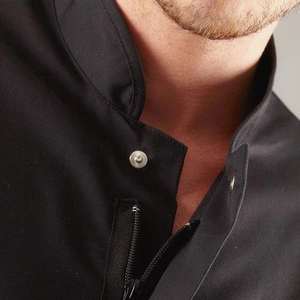 เสื้อคลุมช่างตัดผมแบบยูนิเซ็กซ์ คุณภาพสูง ผลิตจากผ้าฝ้าย พร้อมสีและขนาดที่ปรับแต่งได้ สำหรับโรงแรมและร้านเสริมสวย - Product Image 5