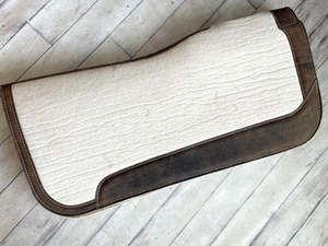 Almohadilla de sillín de lana azteca Navajo occidental de cuero de vaca ecuestre de alta calidad, productos de Carreras de Caballos ingleses de la India - Product Image 5