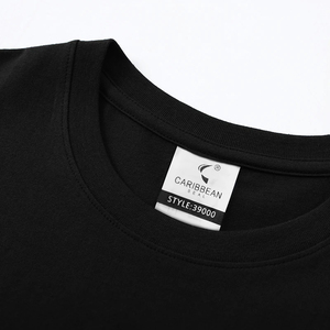 Camiseta de algodón 100% de calidad de talla real de EE. UU. para ropa interior Camiseta básica de algodón en blanco para hombres - Product Image 4