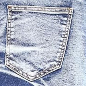 กางเกงยีนส์ผ้าฝ้าย100% ของผู้ชายกางเกงขาสั้นสำหรับใส่สบายเอวปานกลางใส่สบายเป็นมิตรกับสิ่งแวดล้อมสีฟ้า - Product Image 5