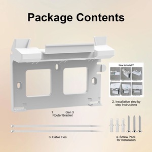 Support de poteau d'antenne Starlink Gen 3, support extérieur résistant aux intempéries en métal robuste pour montage sur avant-toit Starlink - Product Image 6