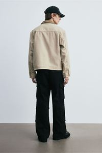 กางเกงคาร์โก้ผ้าฝ้าย100% สำหรับผู้ชายกางเกงทรงหลวมแบบลำลองใส่สบายเป็นมิตรกับสิ่งแวดล้อม - Product Image 4