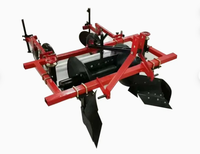 Machine de paillage de film automotrice agricole Machine de laminage de faîte de quinze trente centimètres de haut