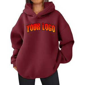 Sudadera con Capucha Estampada Extra Grande para Mujer, Estilo Moderno, Superventas 2026, con Insignia - Nueva Llegada, Estampado Personalizado - Product Image 4