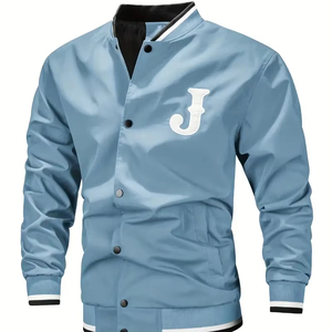 Chaqueta con letras de béisbol para adultos y jóvenes de lana hecha a medida, nueva chaqueta universitaria de lana de alta calidad para hombres - Product Image 1
