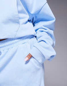 Venta al por mayor de alta calidad Streetwear cintura elástica pantalones de chándal acampanados de pierna ancha 100% algodón Fleece Loose Fit Joggers para mujeres - Product Image 6