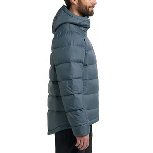 Factory Wholesale Clothing Manufacturers Custom <b>Men</b> Winter Warm Windbreaker Quilted Puffer <b>Jacket</b> <b>Lightweight</b> Water Resistant - Product Image 3