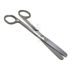 Tijeras Quirúrgicas, Afiladas, Hojas Rectas de 6.5 Pulgadas, Acero Inoxidable, Certificación CE e ISO - Product Image 3