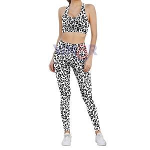 Vêtements de fitness femmes Yoga léger personnalisé extérieur ensembles sans couture blanc sport Legging et soutien-gorge Yoga ensembles en gros personnaliser - Product Image 1