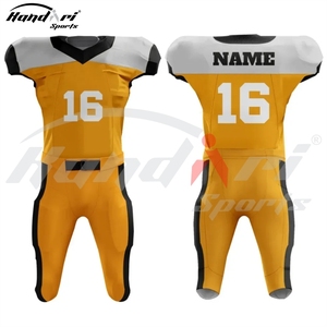 เครื่องแบบเสื้อฟุตบอลอเมริกันคลาสสิกปักโลโก้ - Product Image 1