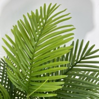 Plante de palmier Areca artificielle - Palmier décoratif tropical réaliste pour intérieur/extérieur, hauteur 160 cm, en plastique, imitation bambou, résistant aux UV
