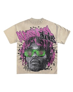 Camiseta de Algodón de Punto Grueso Premium para Hombre y Mujer, con Logotipo Personalizado, Ecológica, Antiarrugas, de Manga Corta - Product Image 2