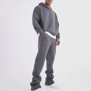 Survêtements de jogging unisexes en molleton 100 % coton, respirants, à capuche, de haute qualité, personnalisables, pour l'hiver, avec logo OEM sur mesure, vente en gros - Product Image 2