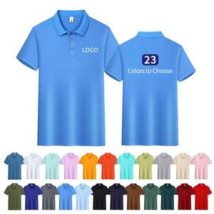 Venta al por mayor de poliéster de los hombres ropa Casual Polo Top Gym Fitness Wear Camiseta de manga corta ropa deportiva Polo camiseta para hombres - Product Image 5