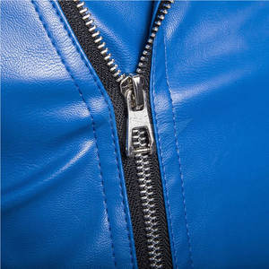 Chaqueta de Cuero para Hombre de Talla Grande al por Mayor, Chaqueta de Cuero para Hombre para Uso en Exteriores, Chaqueta de Cuero para Hombre con Cuello Alto - Product Image 6