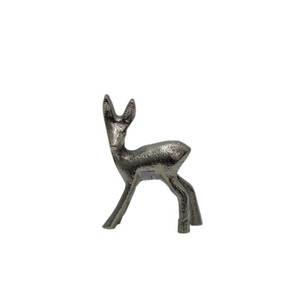Sculptures de renne en aluminium de conception simple Figurines abstraites nickel fini pour la maison salon décor Sculpture de bureau - Product Image 1