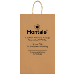 Sacchetti di Carta Promozionali Personalizzabili Montale per Merchandising di Bottiglie - Product Image 2